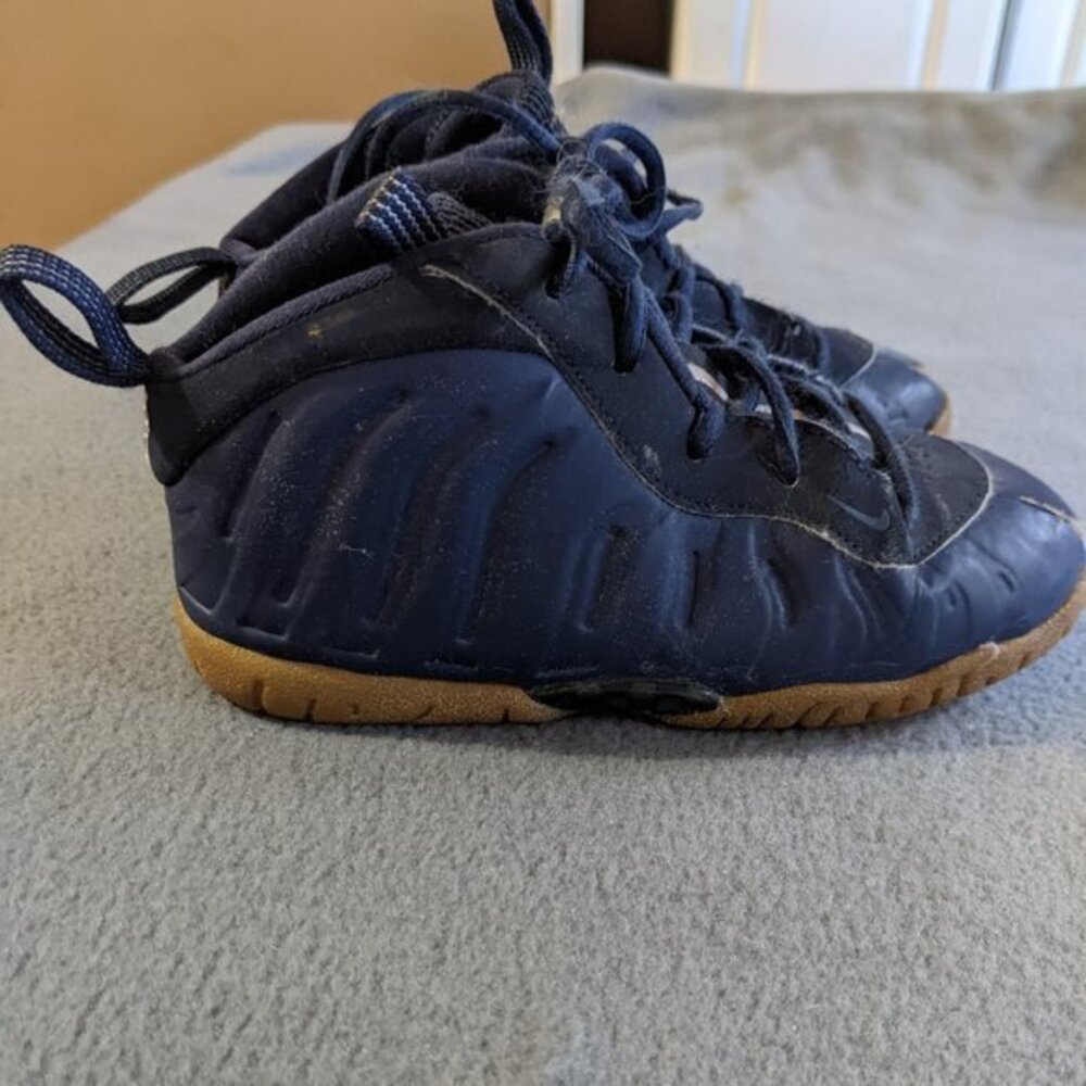 Nike Foamposites GS‎ blue size 10c boys toddlers